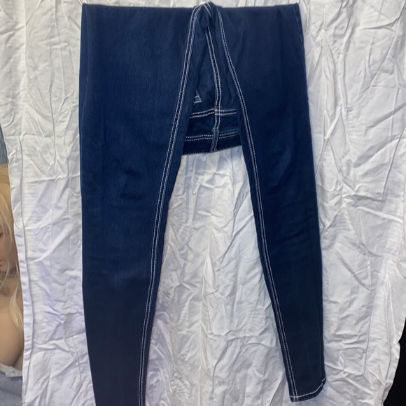 Ladies like New Almost Famous Blue jeans size 3 white sticking super skinny styl - Picture 7 of 8